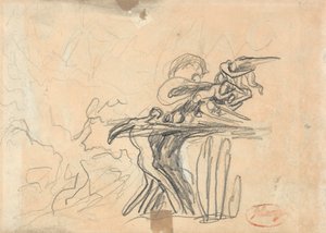 キリストの誘惑 作： George Romney